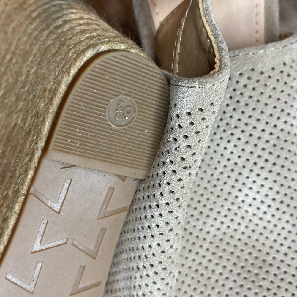 Marc Fisher MlANNIE platform espadrille wedge Size 8.5